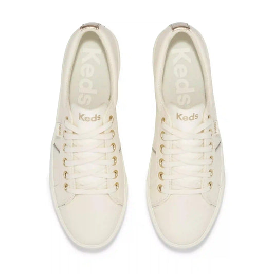 Jump Kick Duo Leather Metallic Lace Up