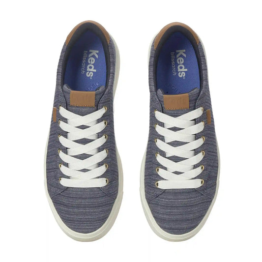 Park Stripe Chambray Lace-Up