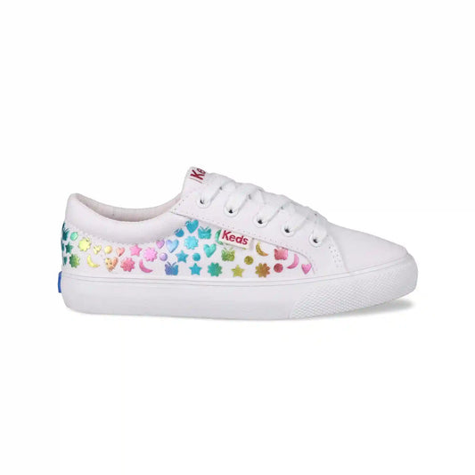 Big Kids Jump Kick Studded Foil Lace Up