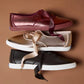 Champion Point Low Wave Metallic Leather Ballet Lace-Up