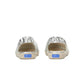 Point Slingback Metallic Leather Jute Foxing