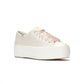Triple Up Pearlized Leather Ballet