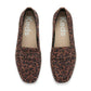 Square Toe Loafer Jaguar Printed Suede