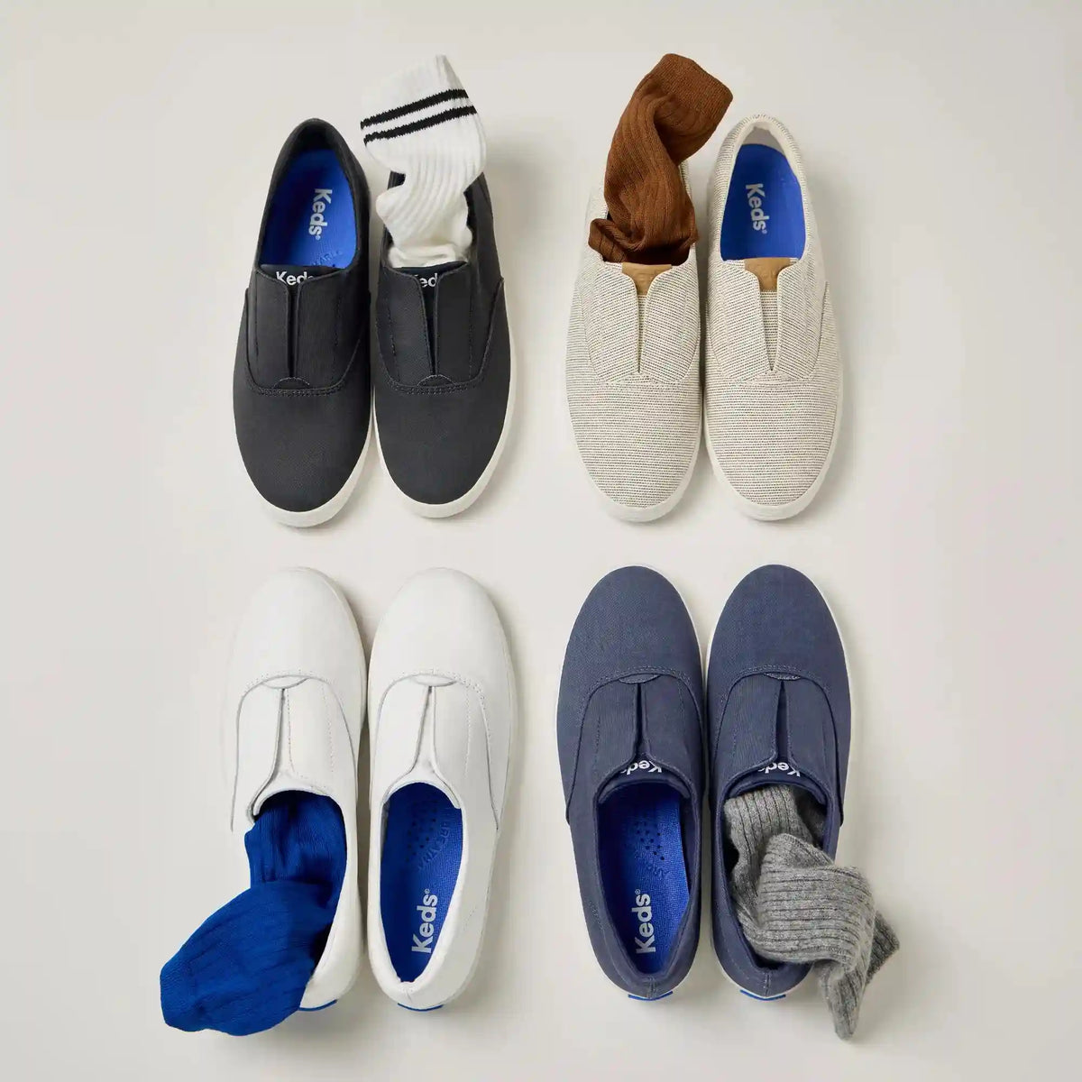 Champion Round Toe Leather Slip On