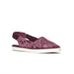 Point Slingback Crushed Velvet