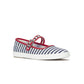 Maisie Mary Jane Printed Stripe Twill