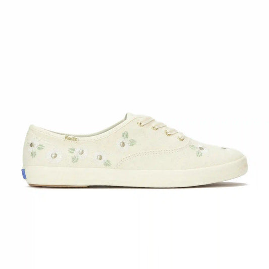 Champion Canvas Floral Embroidery Lace-Up