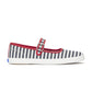 Maisie Mary Jane Printed Stripe Twill