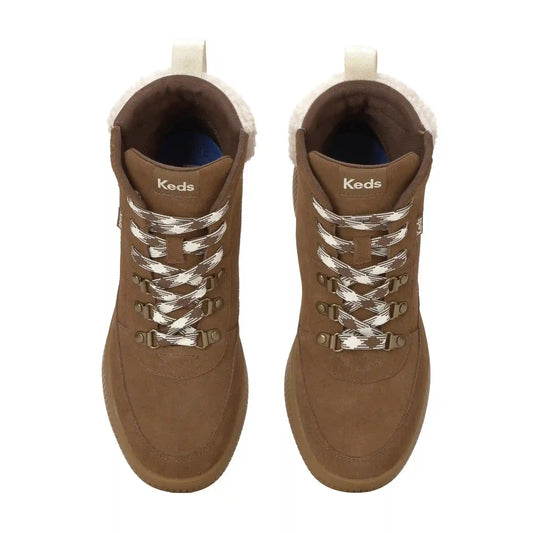 Nova Boot Lace Suede/Faux Sherling