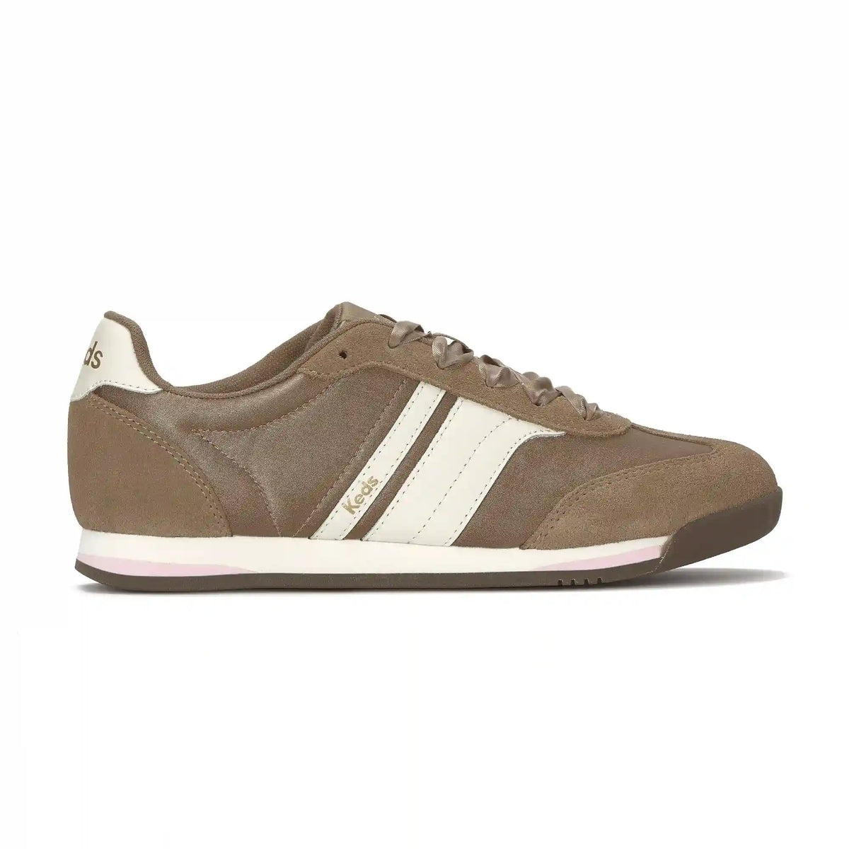 Revival Satin/Suede Lace-Up