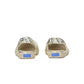 Point Slingback Metallic Leather Jute Foxing