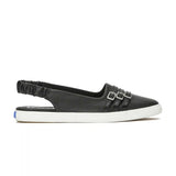 Point Slingback Leather Deco Buckles
