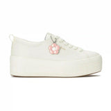 Skyler Leather Daisy Charm Lace-Up