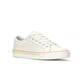 Jump Kick Leather Foxing Stripe Lace-Up