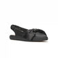 Point Slingback Leather Bow