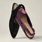 Point Slingback Crushed Velvet