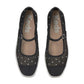 Square Toe Mary Jane Sheer Mesh Jewels