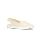 Point Slingback Basketweave Emboss Leather