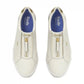 Pursuit Zip Leather Metallic Heel